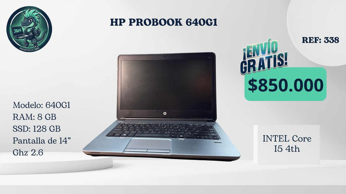 HP ProBook 640G1 - Intel Core i5 4th - 8GB RAM - 128GB SSD - 14"