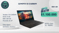 Lenovo ThinkPad X1 Carbon - Intel Core i5 8265U - 8GB RAM - 128GB SSD - 14" Ultra Ligero