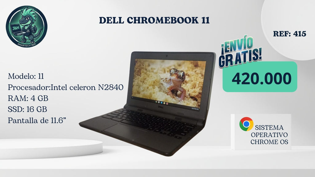 Dell Chromebook 11 - Ideal Estudiantes - 4GB RAM - Garantía 6 Meses